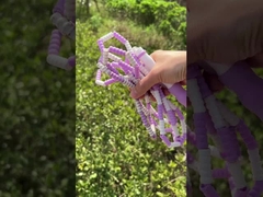 বাঁশের জাম্পিং দড়ি বেগুনি